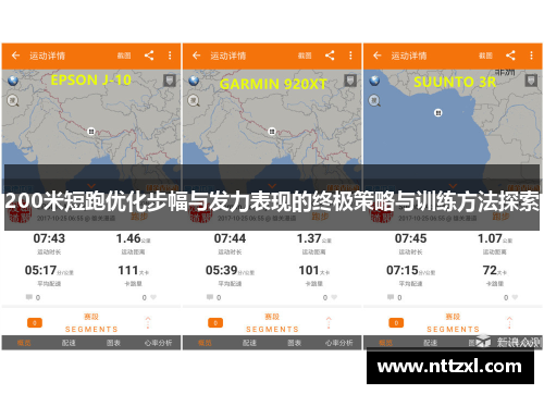 200米短跑优化步幅与发力表现的终极策略与训练方法探索